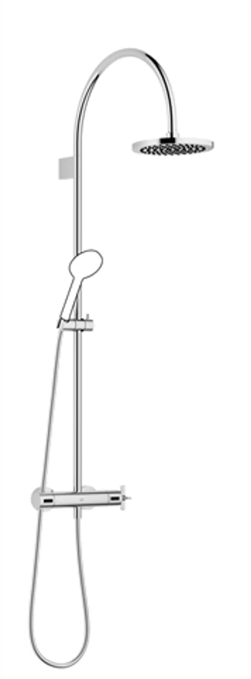 DORNBRACHT Showerpipe mit Brausethermostat VAIA 34459809 Platin, 34459809-08 Galeriebild 1